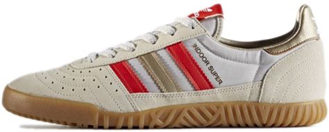 adidas originals indoor super beige weiß rot|Originals .